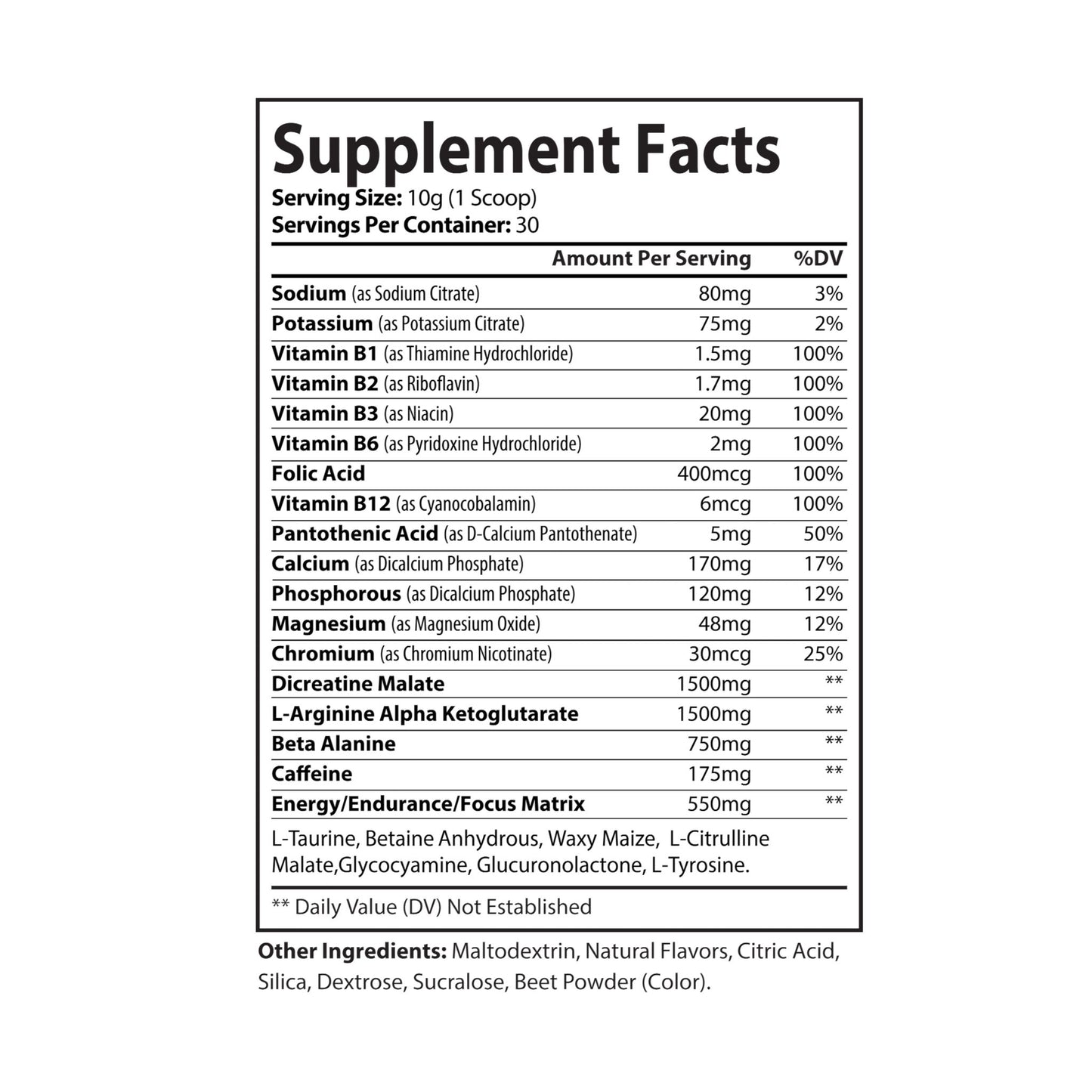 Core Spark Pre-Workout
