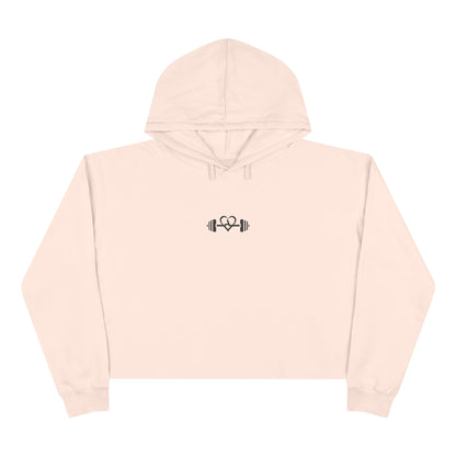 Love Every Rep Cropped Hoodie