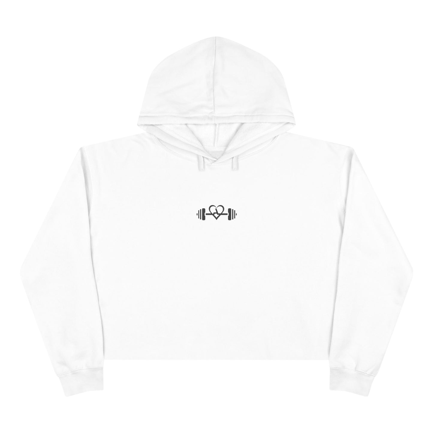 Love Every Rep Cropped Hoodie
