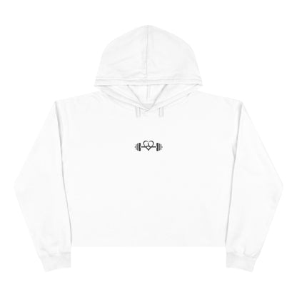 Love Every Rep Cropped Hoodie
