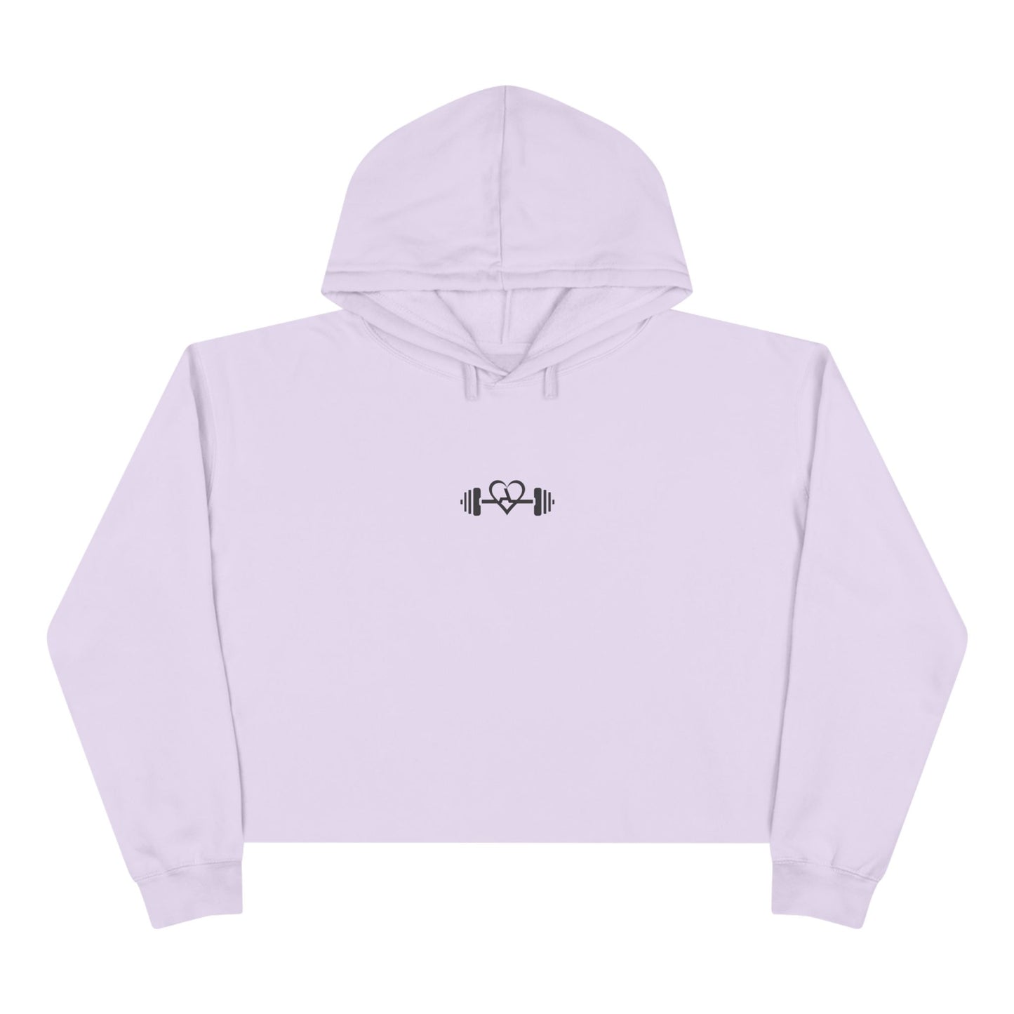 Love Every Rep Cropped Hoodie
