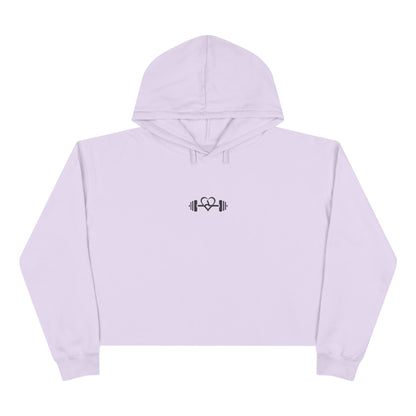 Love Every Rep Cropped Hoodie